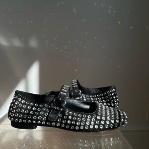 Sam Edelman Michaela Crystal Gem Mary Jane Flats 7.5